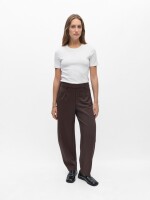 Hose Object Objlisa HW Ankle Barrel Pant Noos Seal Brown