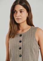 Weste Freequent FQBonnie Waistcoat Moonbeam