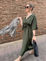 Kleid G&M Amelia FW26110001 Kaki