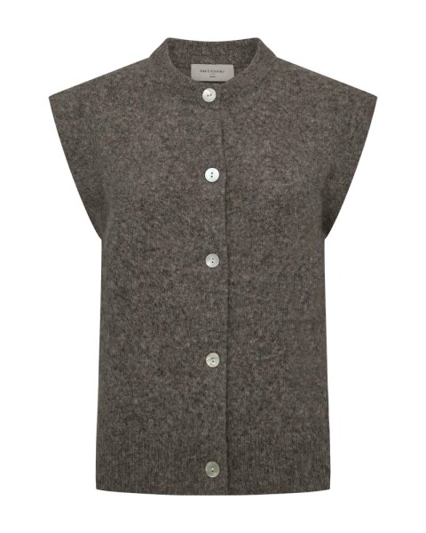 Weste Freequent FQAlpa Vest Morel Melange