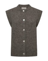 Weste Freequent FQAlpa Vest Morel Melange