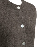 Weste Freequent FQAlpa Vest Morel Melange
