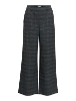 Hose Object Objlisa Wide Pant AOP Dark Grey Melan/Blue/brown