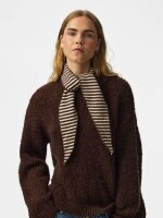 Schal Pieces PCKomma Triangle Scarf hot fudge whiteap