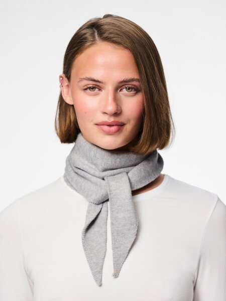 Schal Pieces PCKomma Triangle Scarf medium grey melange