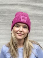 Beanie Be Famous Patch Bad Hair Festival Fuchsia