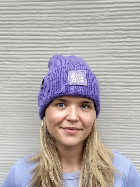 Beanie Be Famous Patch Dog Walk Violet