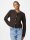 Cardigan Pieces PCSilly LS O-Neck knit Cardigan Hot Fudge