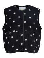 Weste JJXX JXVera Teddy Vest Black Dots Cloud