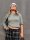 Pullover Pieces PCSilly Wrap Grey Melange