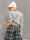 Pullover Pieces PCSilly Wrap Grey Melange