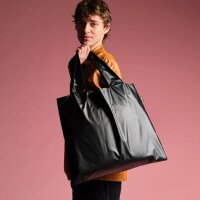 Shopper LOQI Tote Bag Metallic schwarz