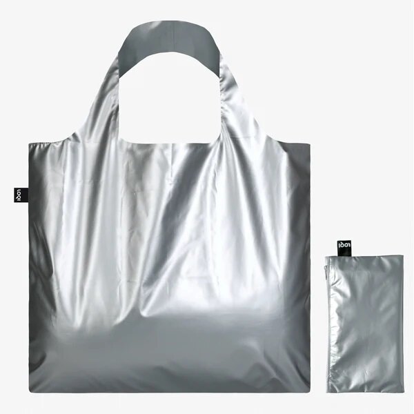 Shopper LOQI Tote Bag Metallic silber
