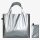 Shopper LOQI Tote Bag Metallic silber