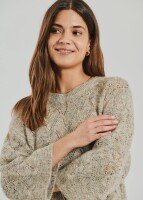Pullover Freequent FQEstweed Oyster Grey Melange