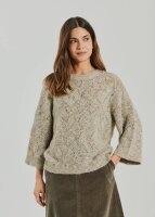 Pullover Freequent FQEstweed Oyster Grey Melange