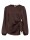 Bluse Object OBJChilli L/S Shirt Seal Brown