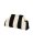 Clutch Be Famous Striped Woven Black/Cream