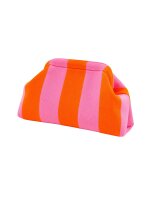 Clutch Be Famous Striped Woven Orange/Pink