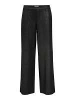 Hose Object Objlisa Wide Pant AOP Noos Black/Silver glitter